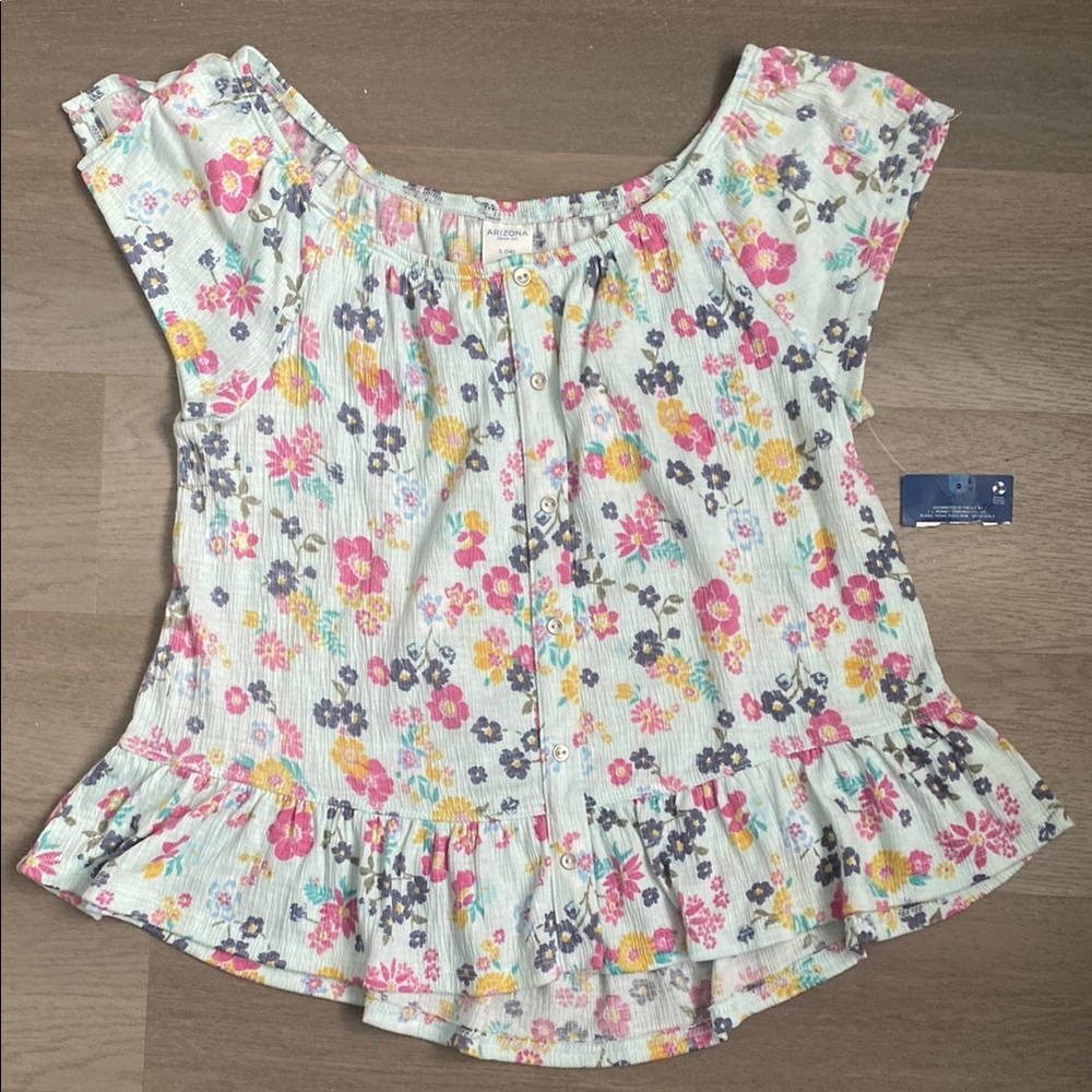 Arizona Jean Company Floral Blouse - Multicolor